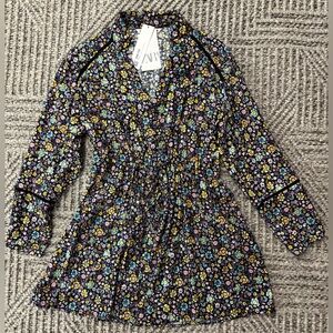 Zara Multicolor Floral Blouse